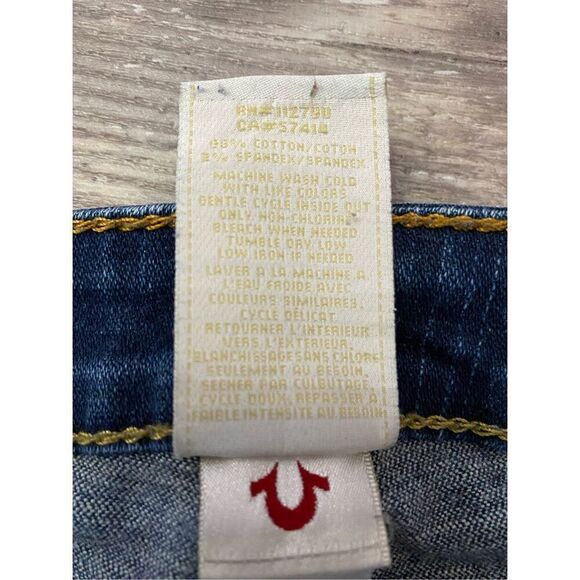 True Religion Bootcut Jeans Mid Rise Women’s Size 28 Waist - Picture 4 of 8